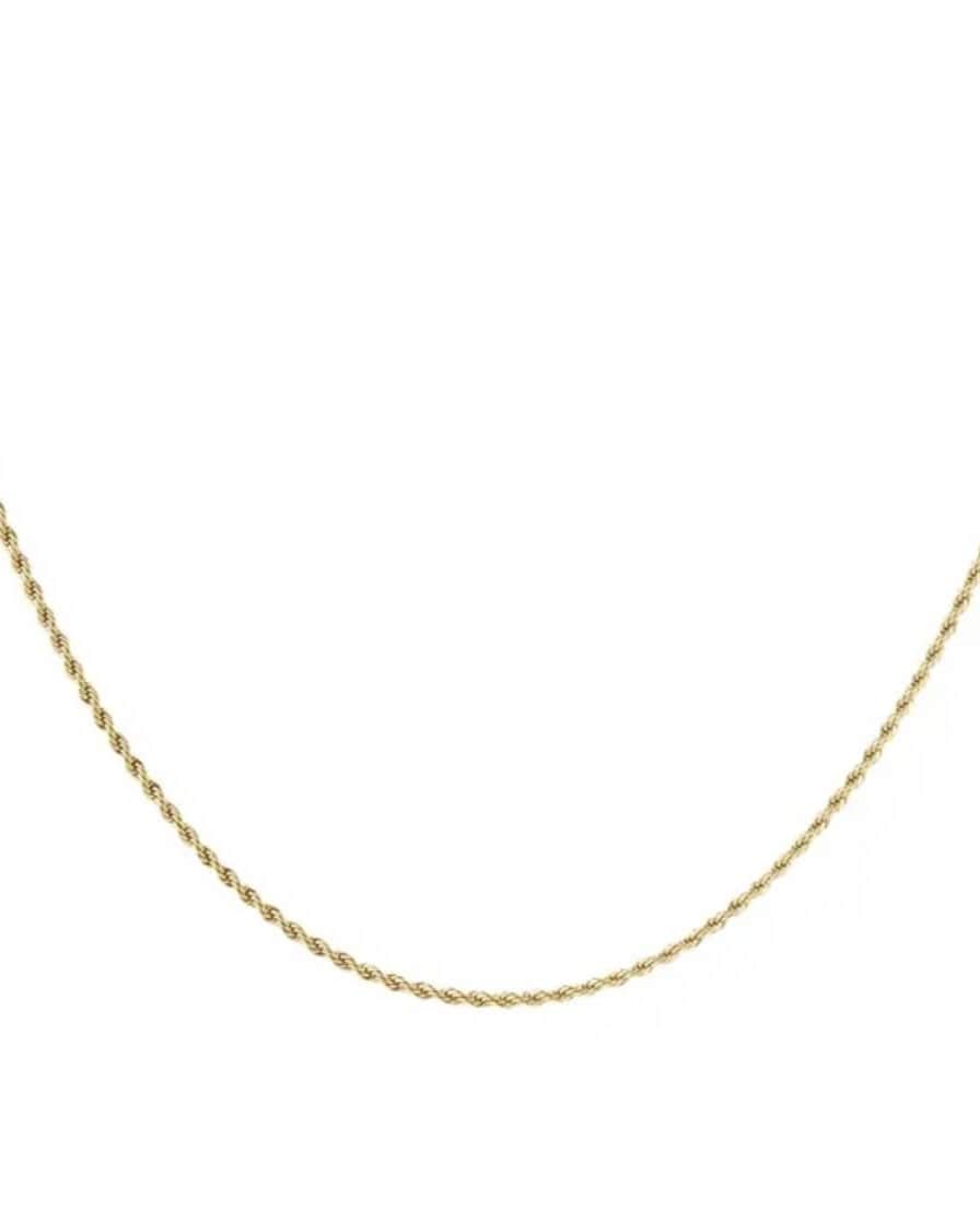 Necklace-twisted-thin-gold